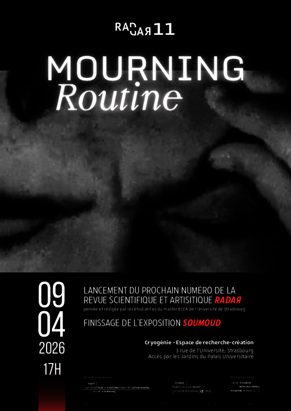 Affiche du lancement du N° de la revue Radar