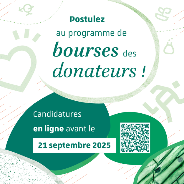 Bourses des donateurs 2025